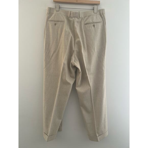 Zanella Men’s Dress Pants Light Tan Size Size 36 JP - Picture 8 of 14
